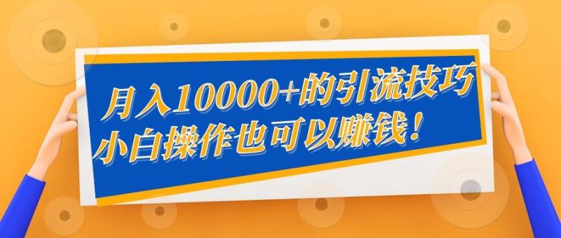 引流变现大揭秘：月入10000+的引流技巧